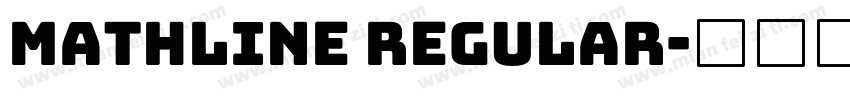 Mathline Regular字体转换